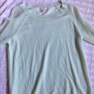 J.crew light sweater mint green